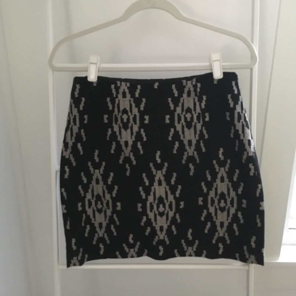 IKAT Embroidered Skirt